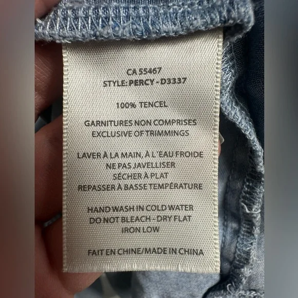 MELISSA NEPTON  Nancy ftencel denim dress  Size XL - Picture 16 of 17